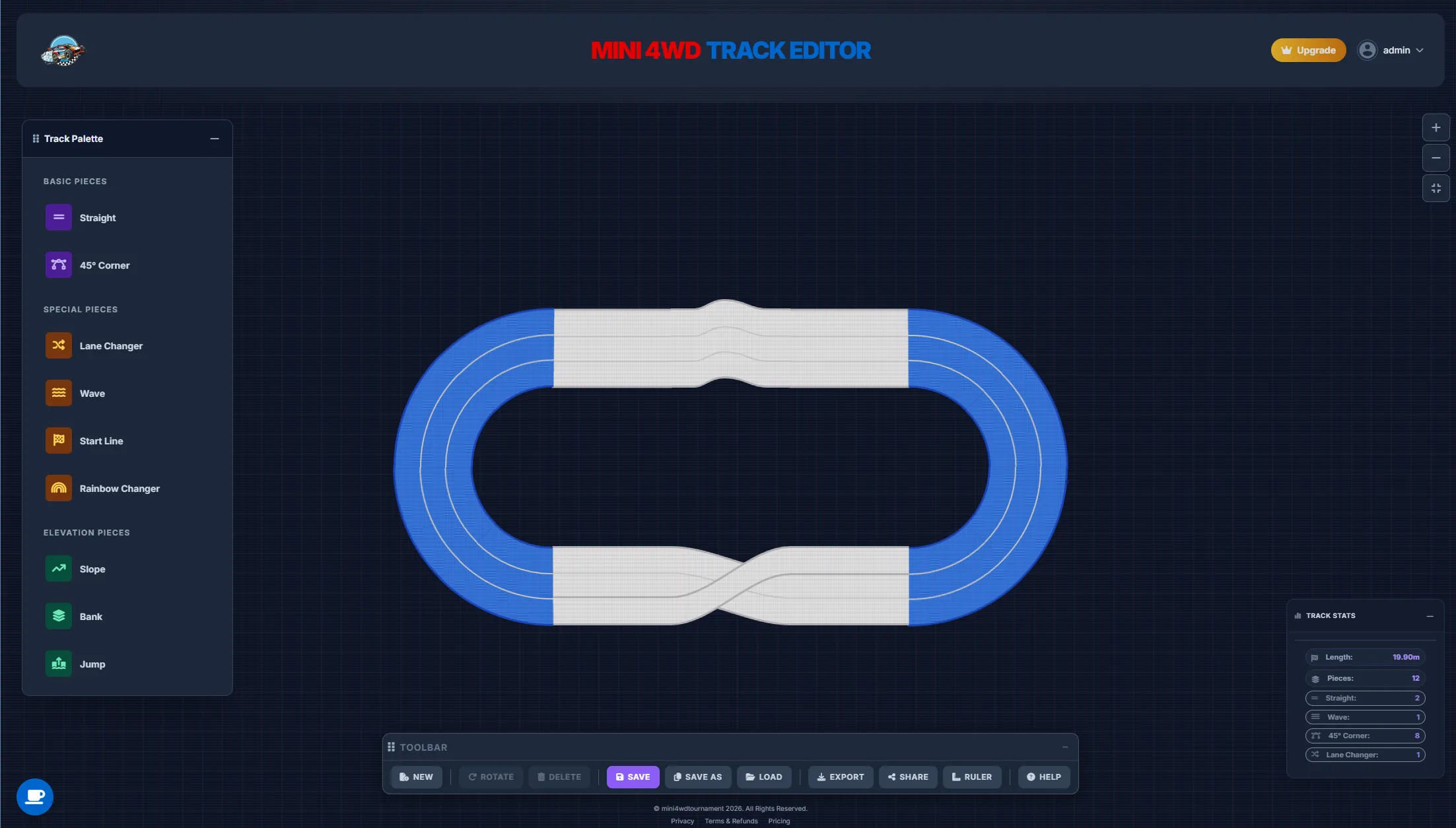 Track Editor — Custom layout designer